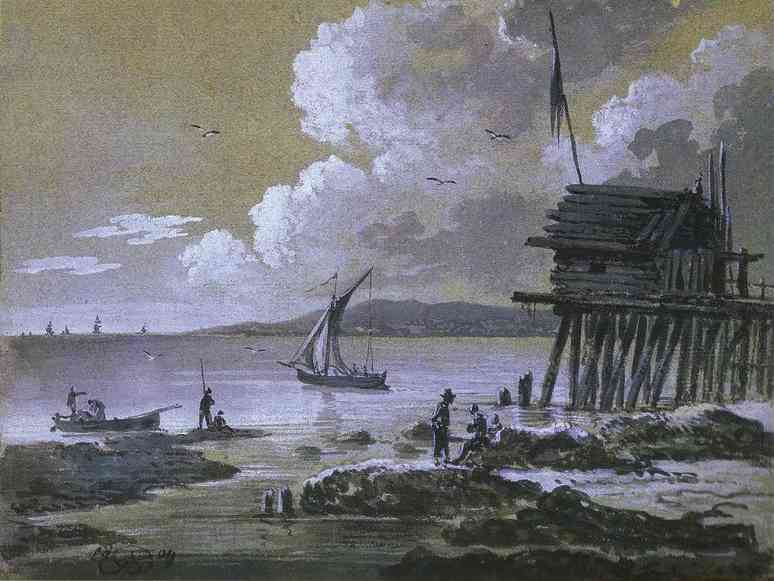 Seascape At Night — Alexander Orlowski