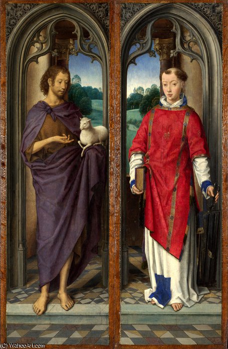 Two Panels From A Triptych — Ханс Мемлинг