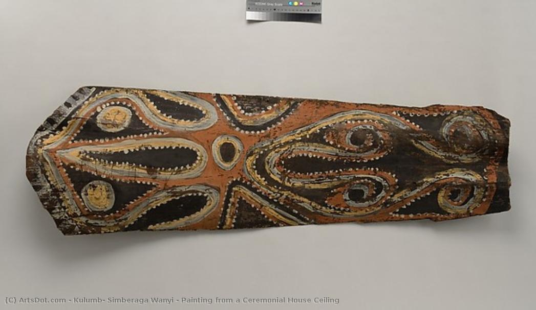 Painting From A Ceremonial House Ceiling — Kulumb, Simberaga Wanyi