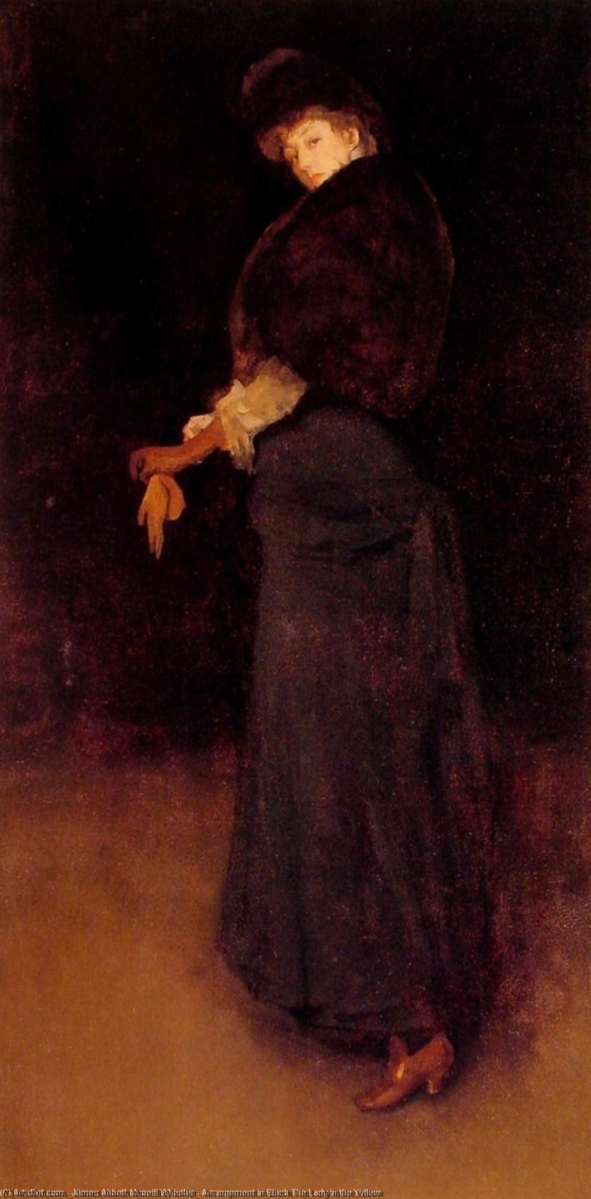 Arrangement In Black The Lady In The Yellow — James Abbott Mcneill Whistler