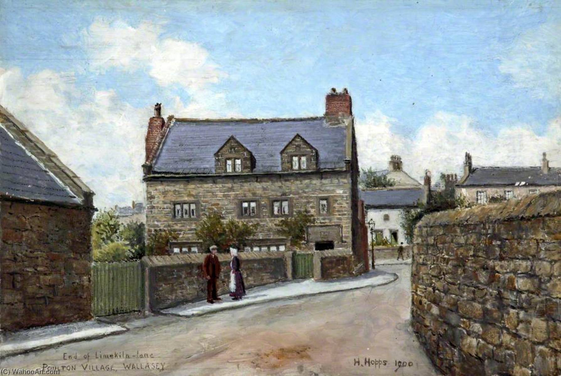 End Of Limekiln Lane, Poulton Village, Wirral — Harold Hopps