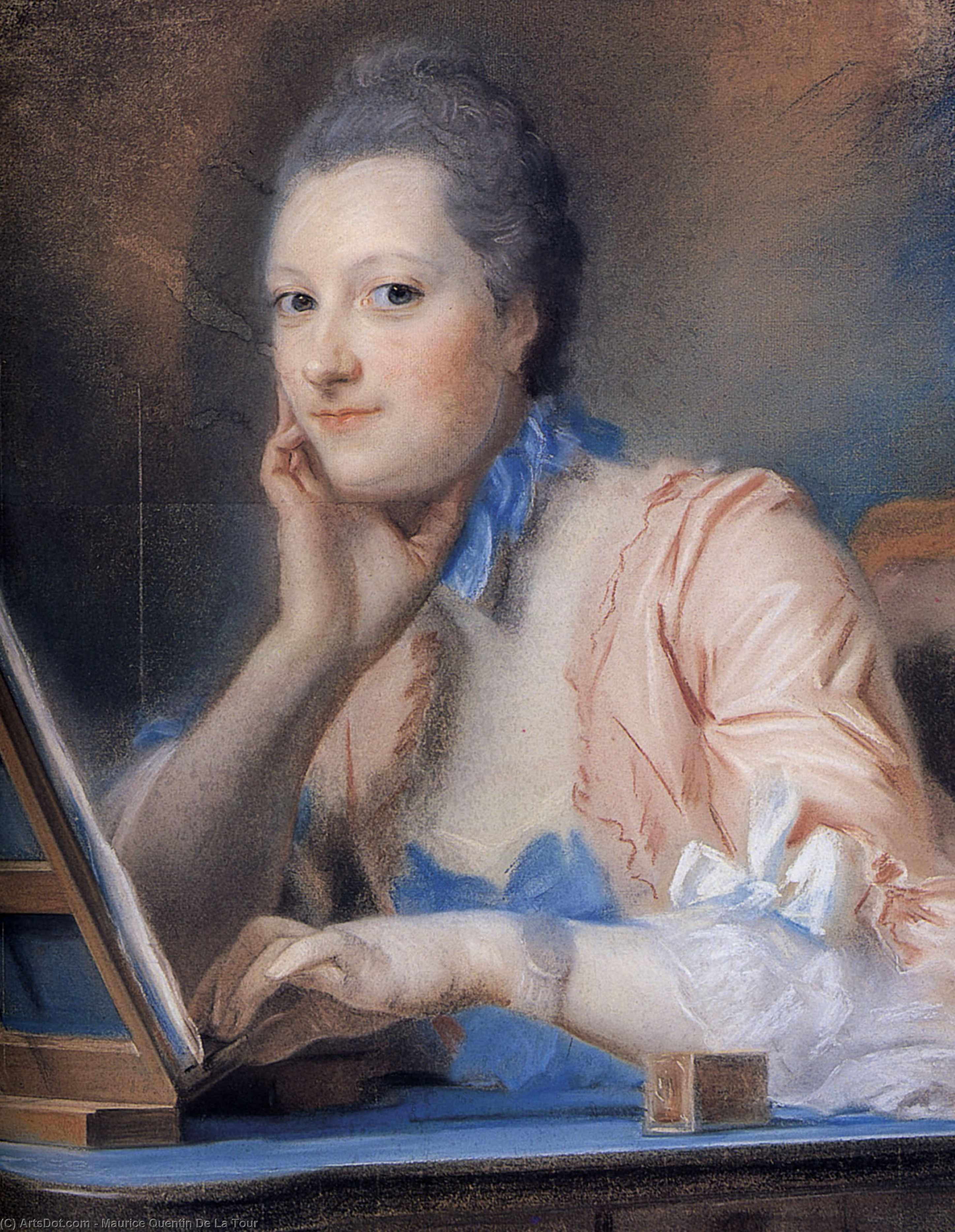 Madame De La Poupliniere — Maurice Quentin De La Tour