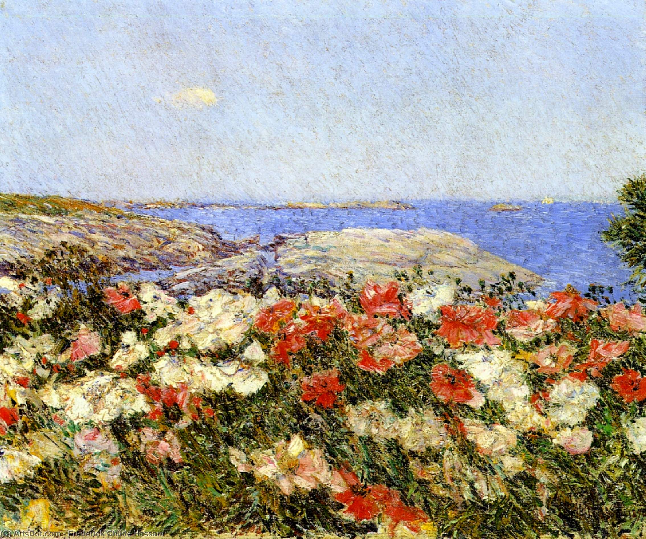 Amapolas En Las Islas Shoals — Frederick Childe Hassam