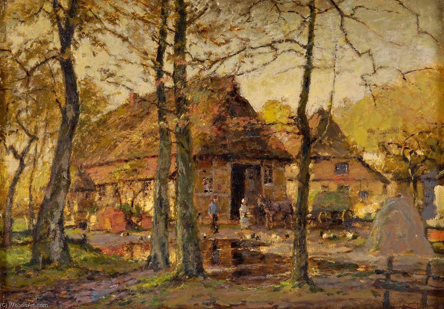 Early Autumn In The Countryside — Heinrich Hermanns