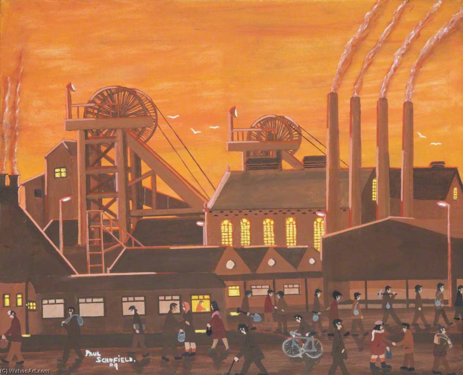 To Work, Orange I — Paul Schofield