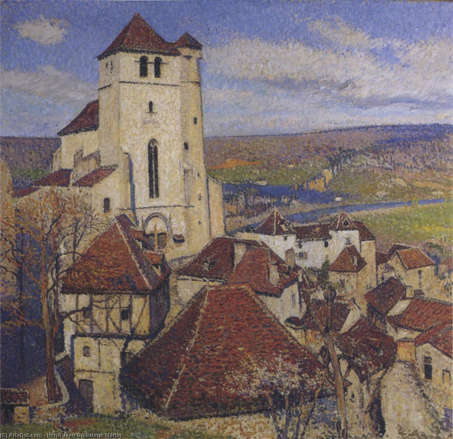 Saint Cirq Lapopie — Henri Jean Guillaume Martin