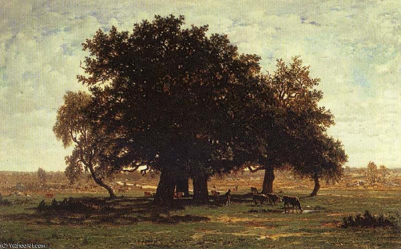 Oak Trees Near Apremont — Théodore Roussel