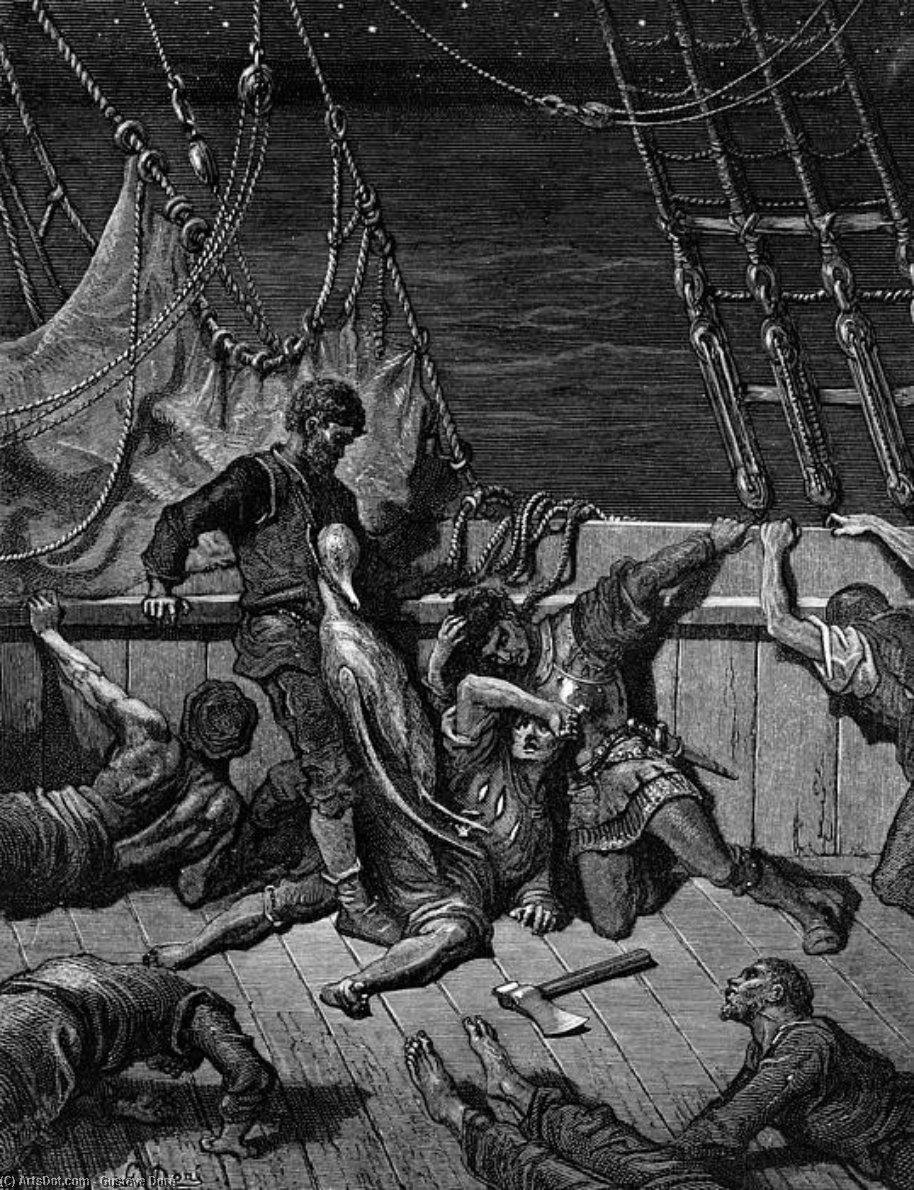 The Sailors Curse The Mariner — Paul Gustave Doré