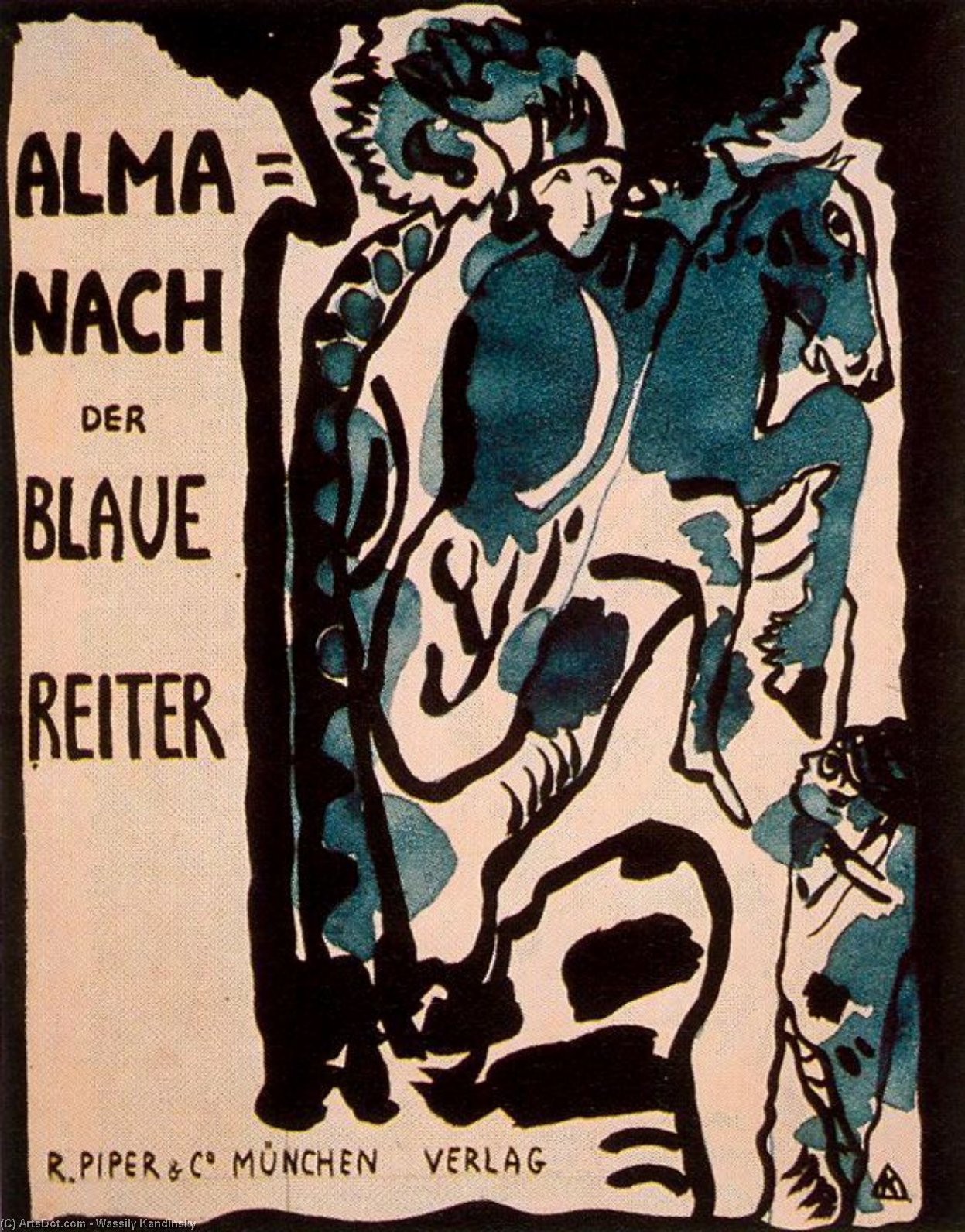Boceto Definitivo Para La Cubierta Del Almanaque — Wassily Wassilyevich Kandinsky