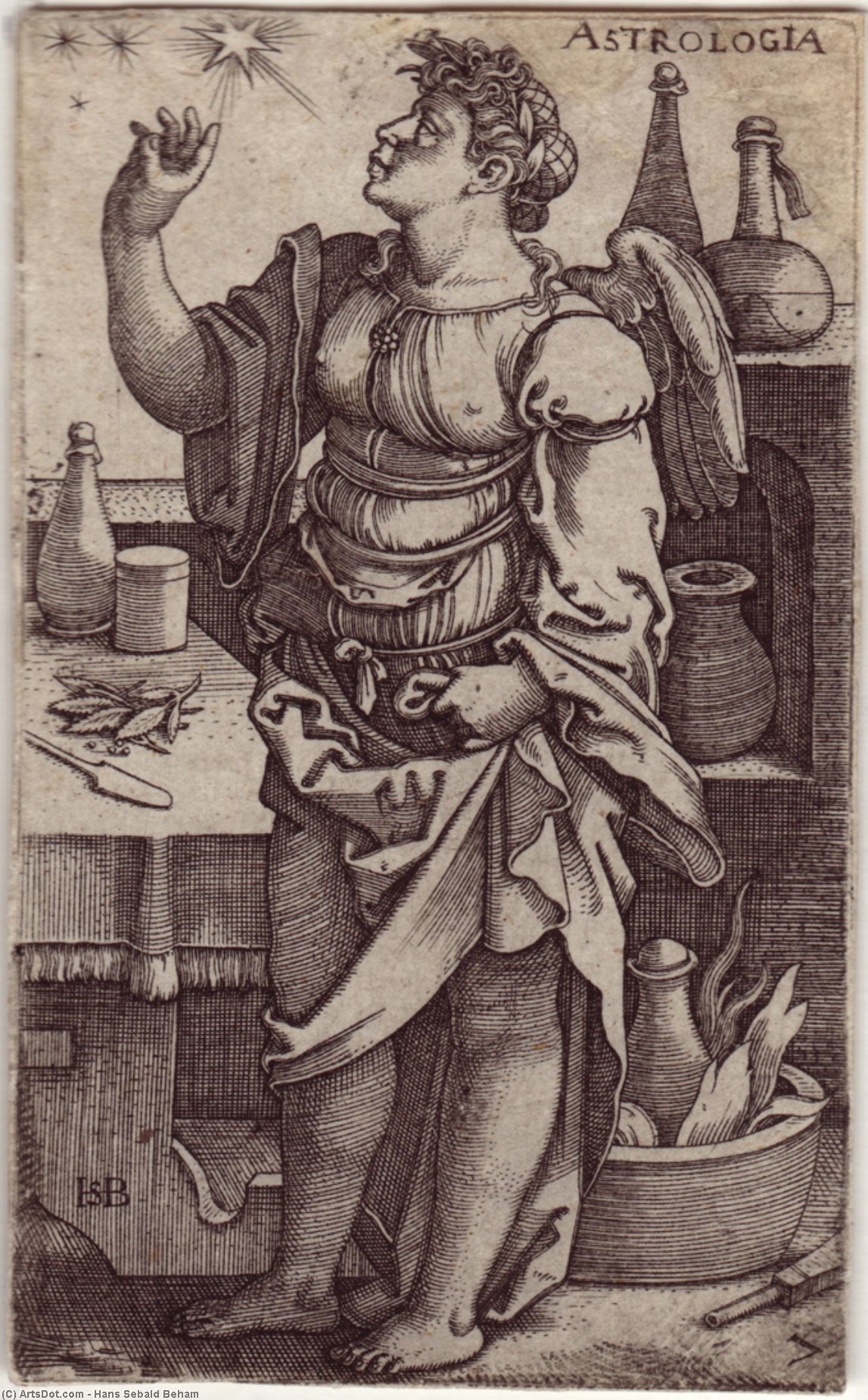 Astrologia — Hans Sebald Beham