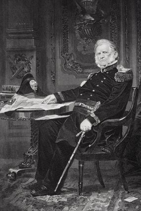Portrait Of Winfield Scott — Alonzo Chappel