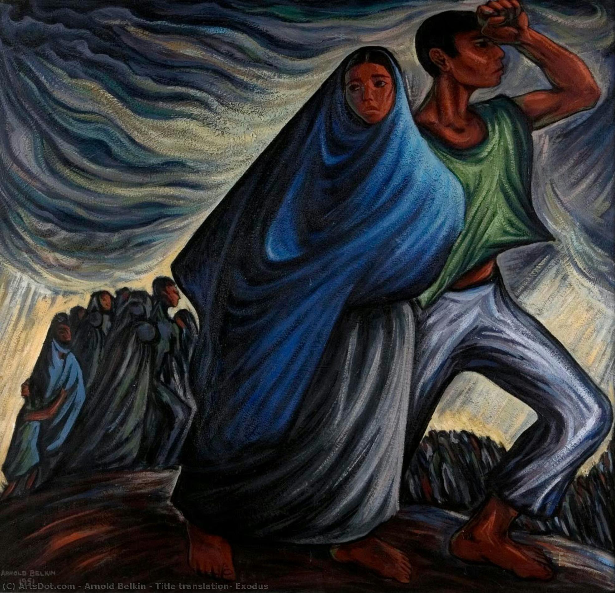 Title Translation: Exodus — Arnold Belkin