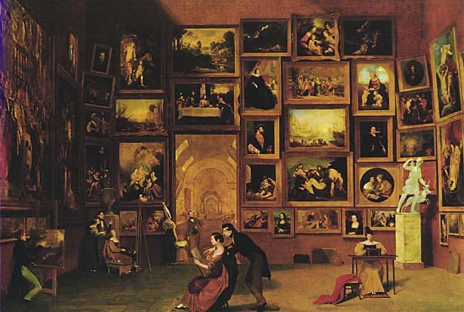 Gallery Of The Louvre — Samuel Finley Breese Morse
