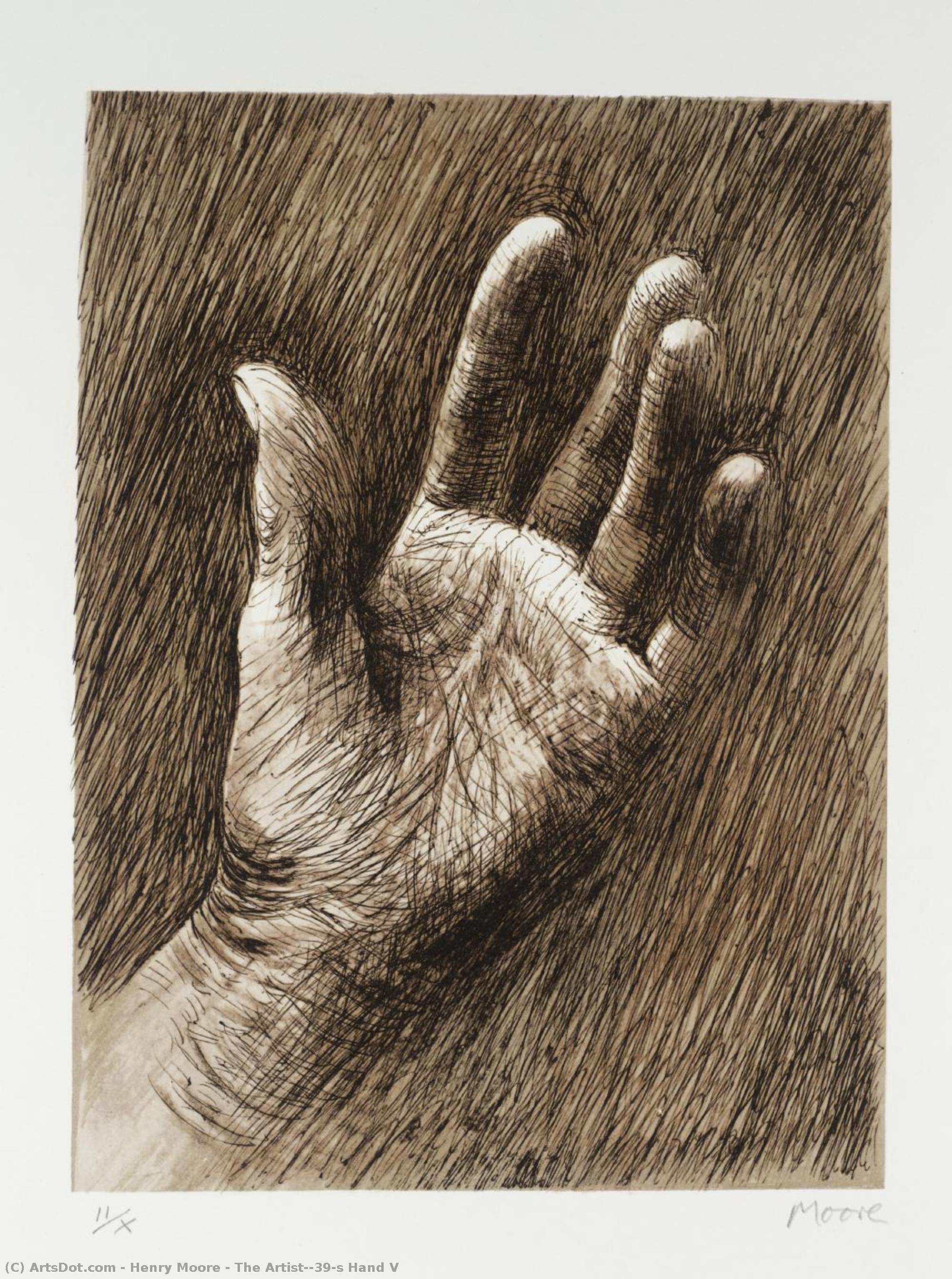 The Artist's Hand V — Хенри Моор