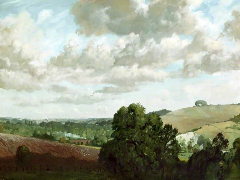 Distant View Of Worcester — William D Dring