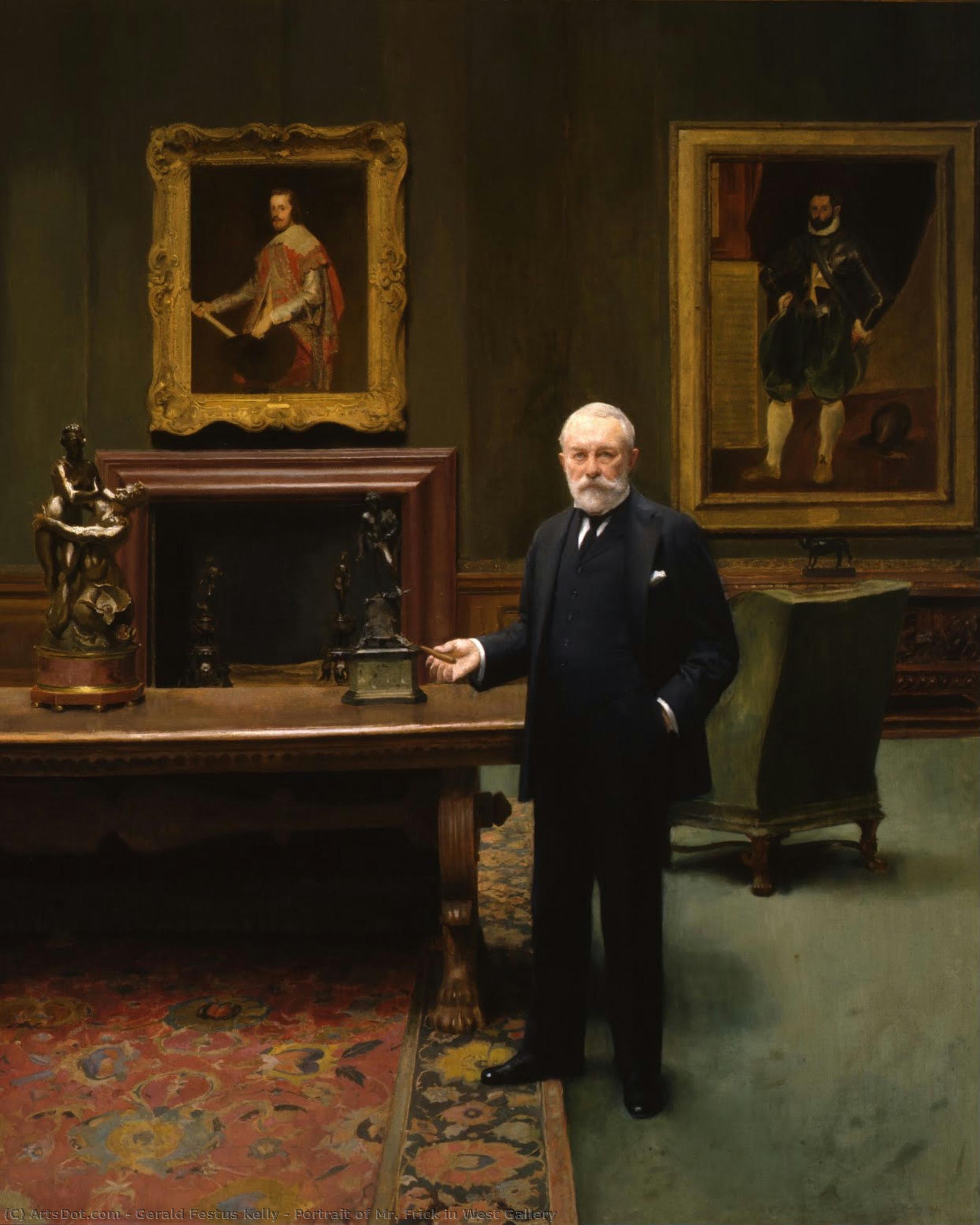 Retrato De Sr. Frick En West Gallery — Gerald Festus Kelly