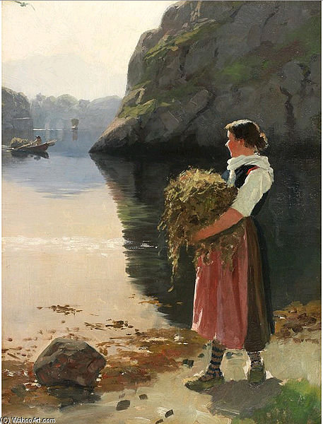 Beim Heutransport — Hans Dahl