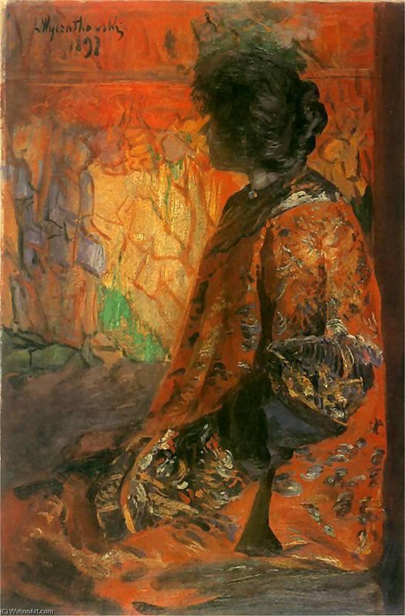 Japanese Woman — Leon Jan Wyczolkowski