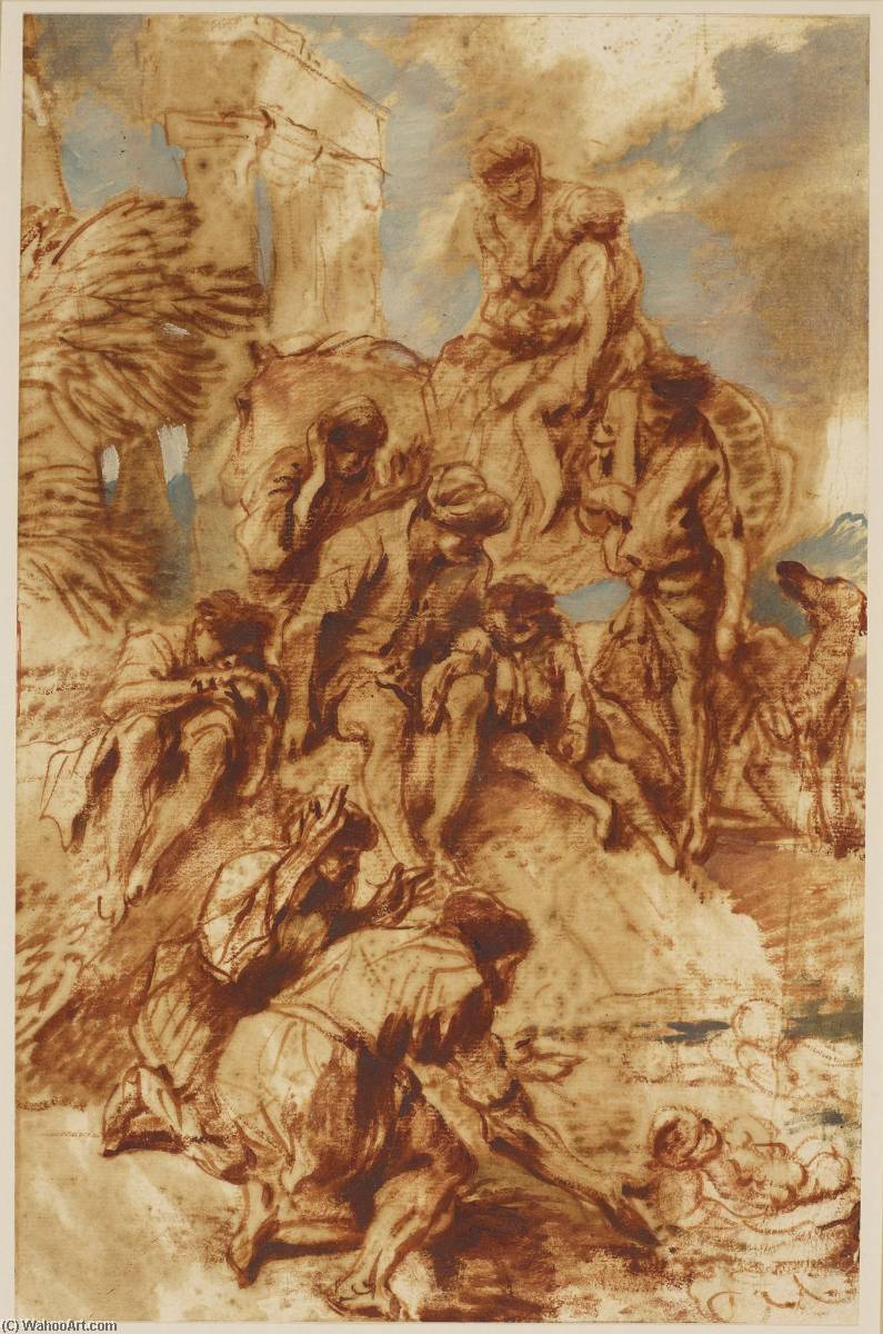The Exposiion Of Moses — Giovanni Benedetto Castiglione