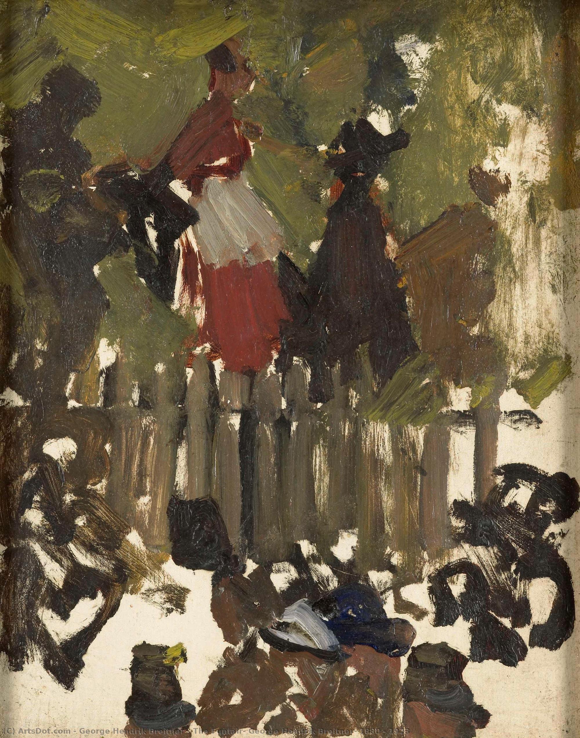 The Funfair, George Hendrik Breitner, 1880 - 1923 — George Hendrik Breitner