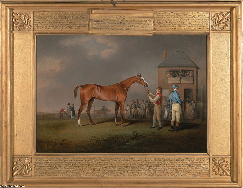 Quiz, After His Last Race At Newmarket — Henry Bernard Chalon