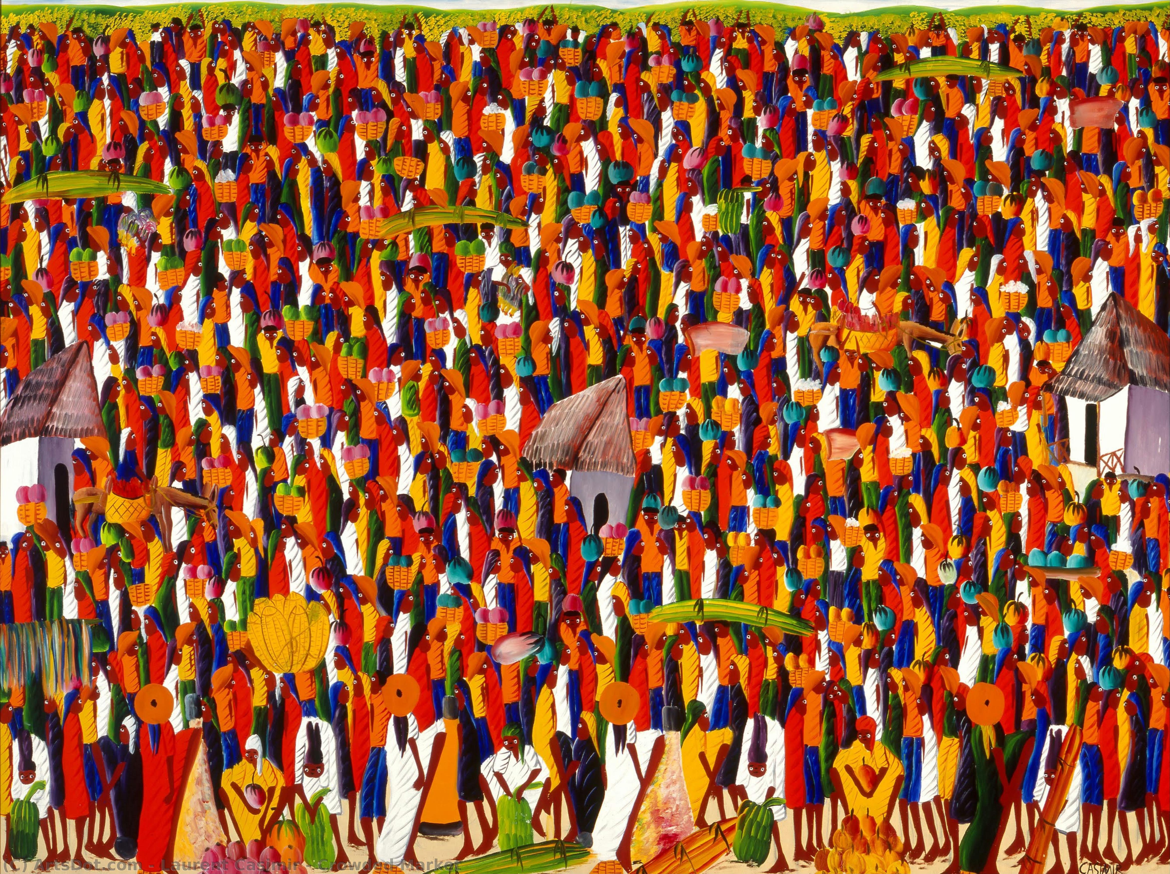 Crowded Market — Laurent Casimir