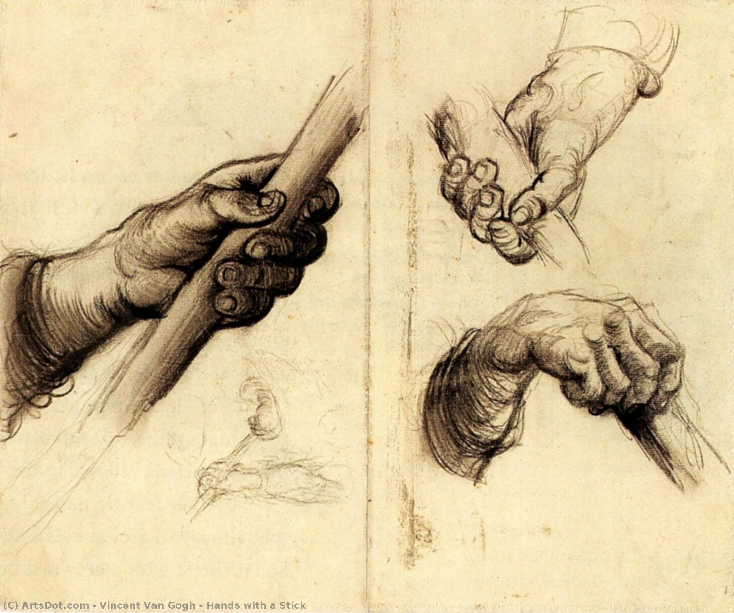 Hands With A Stick — フィンセント・ファン・ゴッホ