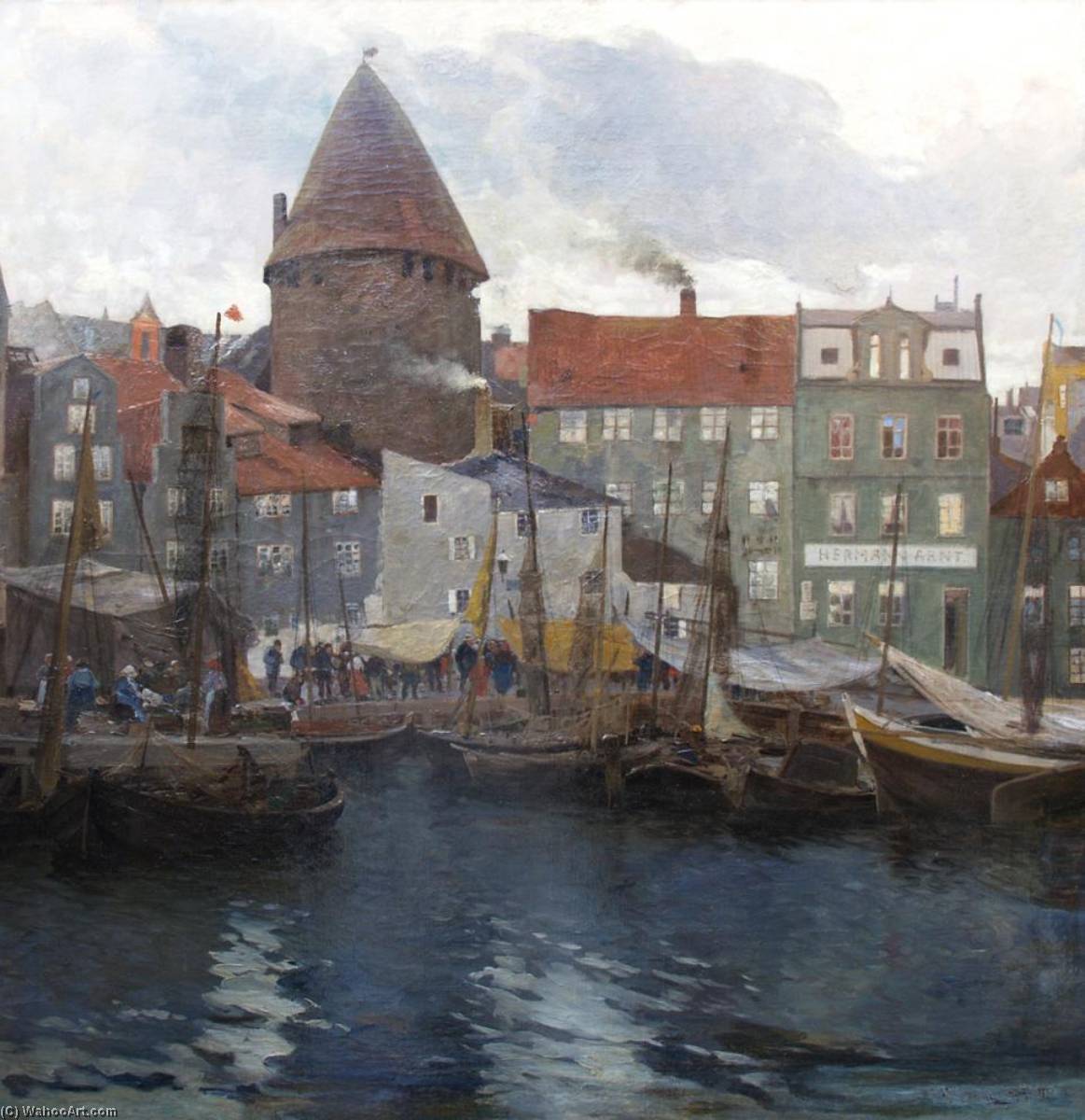 Fishing Harbor — Adolf Kaufmann