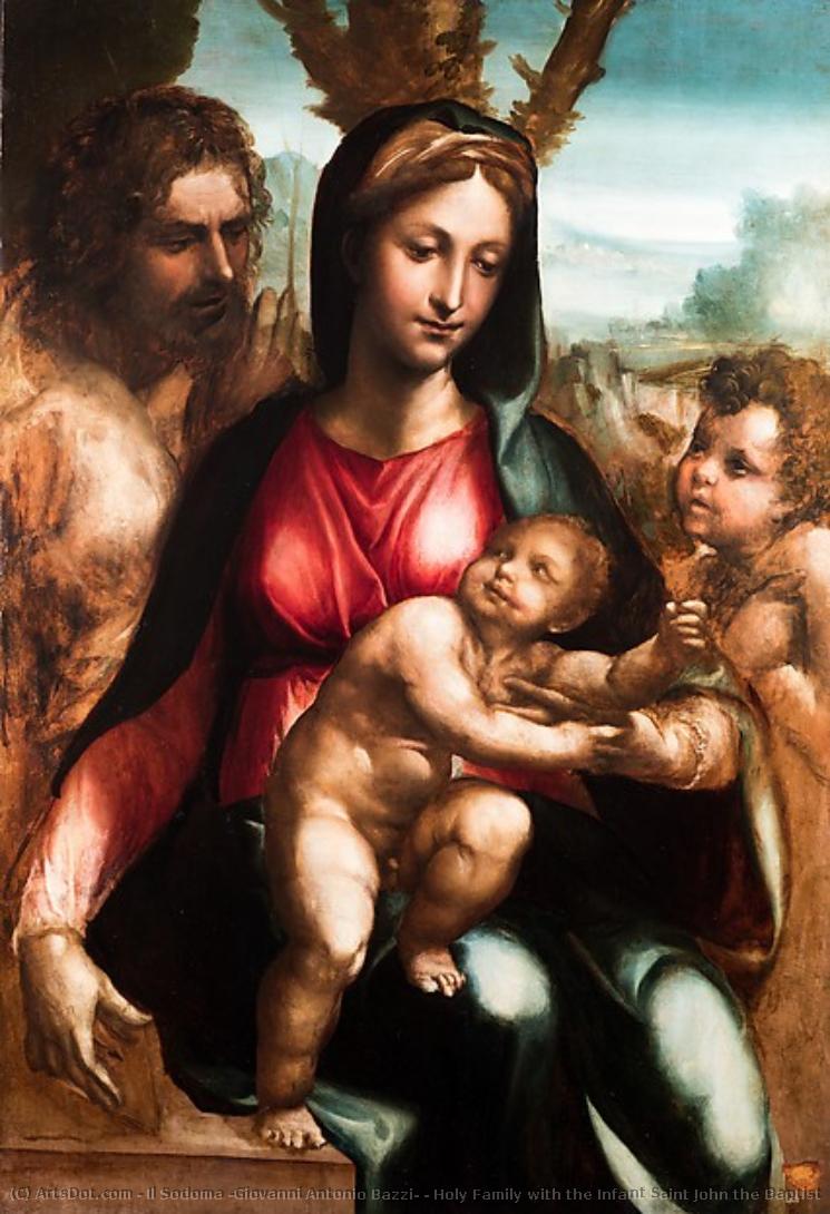 Holy Family With The Infant Saint John The Baptist — Il Sodoma (giovanni Antonio Bazzi)