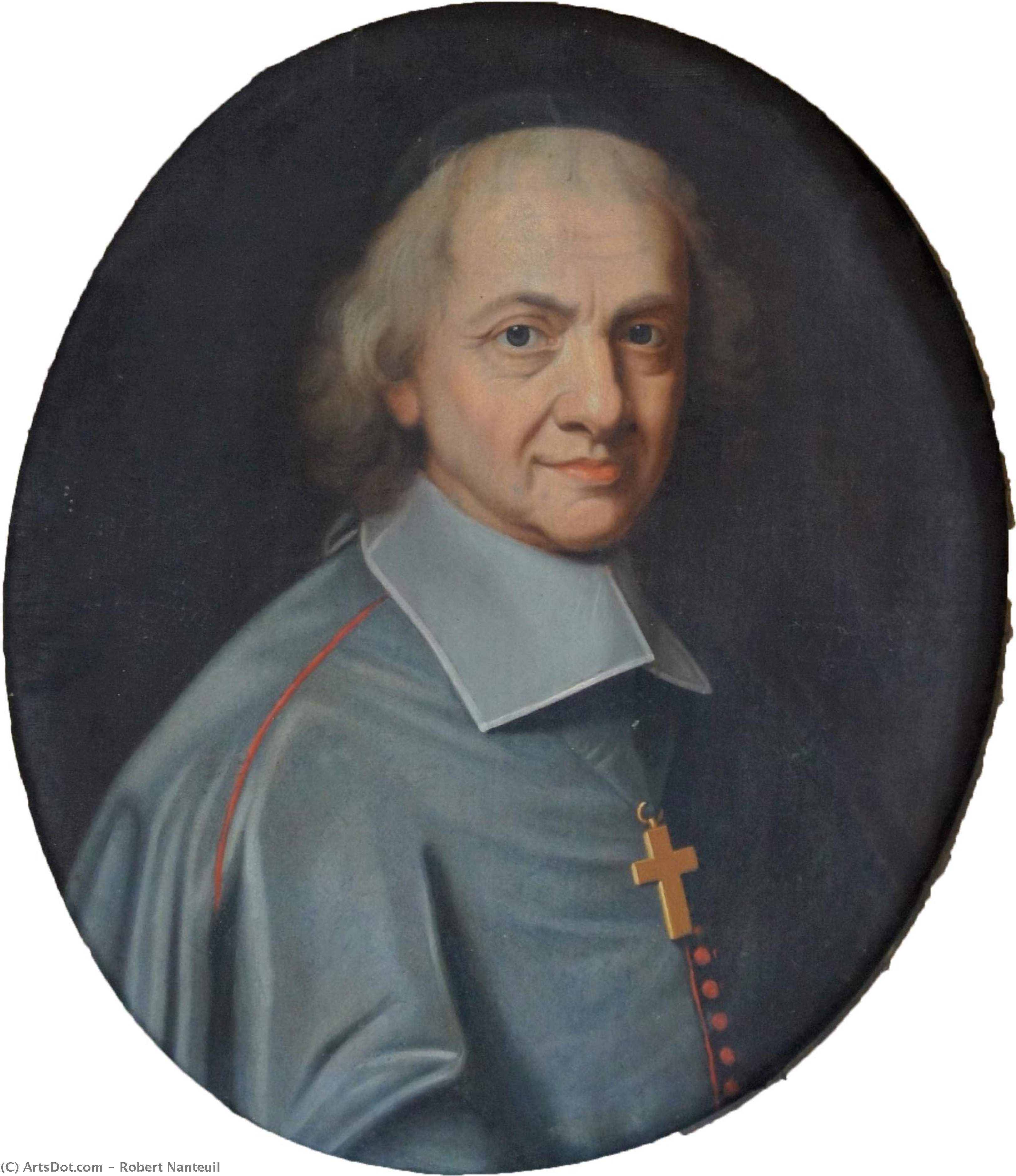 Portrait De Eveque Felix Iii Vialard De Herse Par Robert Nanteuil — Robert Nanteuil