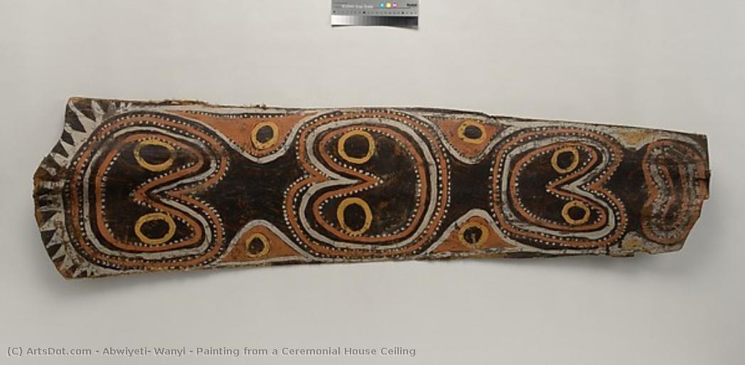 Painting From A Ceremonial House Ceiling — Abwiyeti, Wanyi