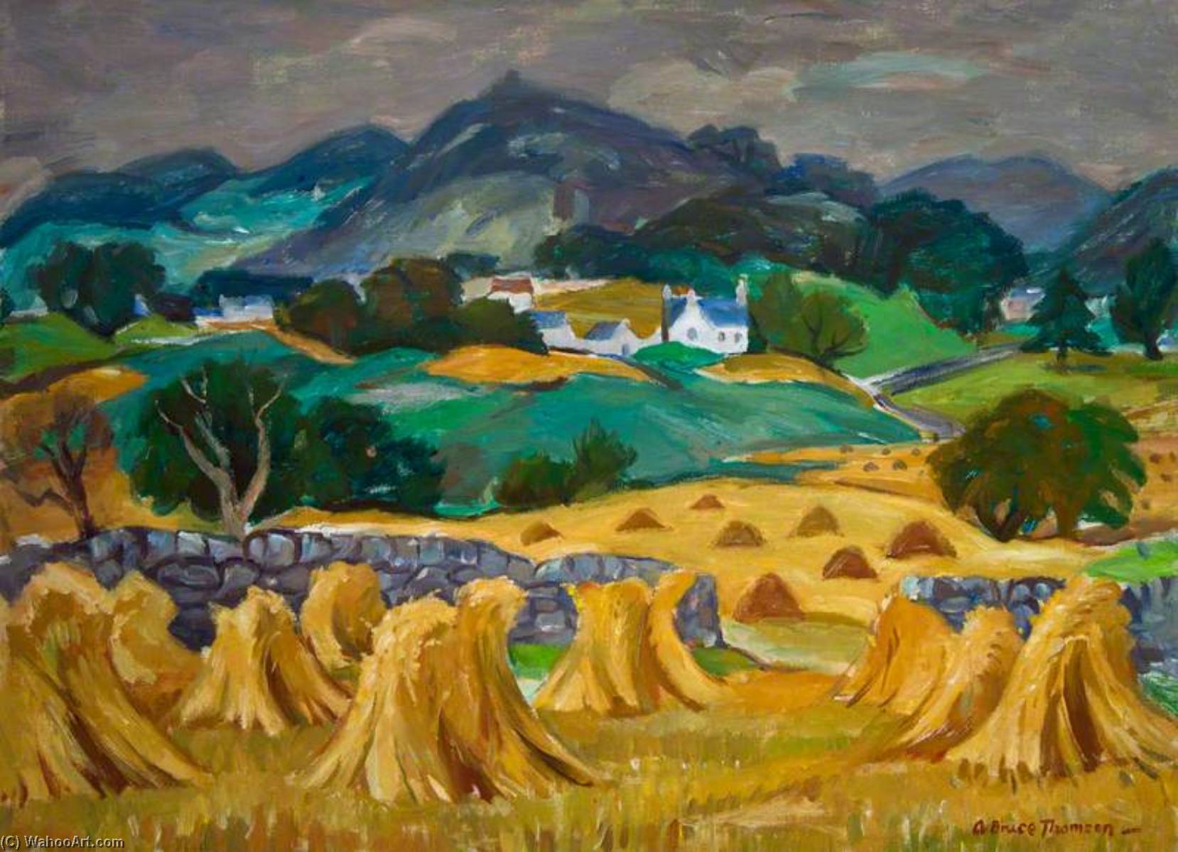 Harvesting In Galloway — Adam Bruce Thomson