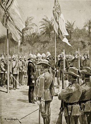 The Division Of New Guinea — Richard Caton Woodville