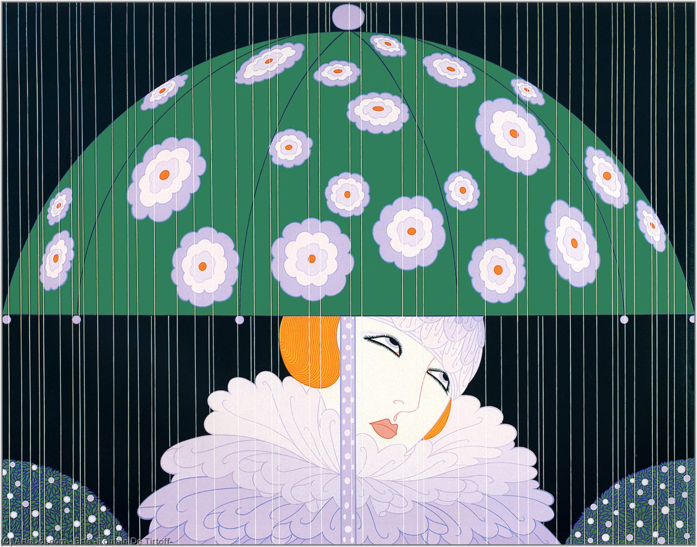 Spring Rain — Erté