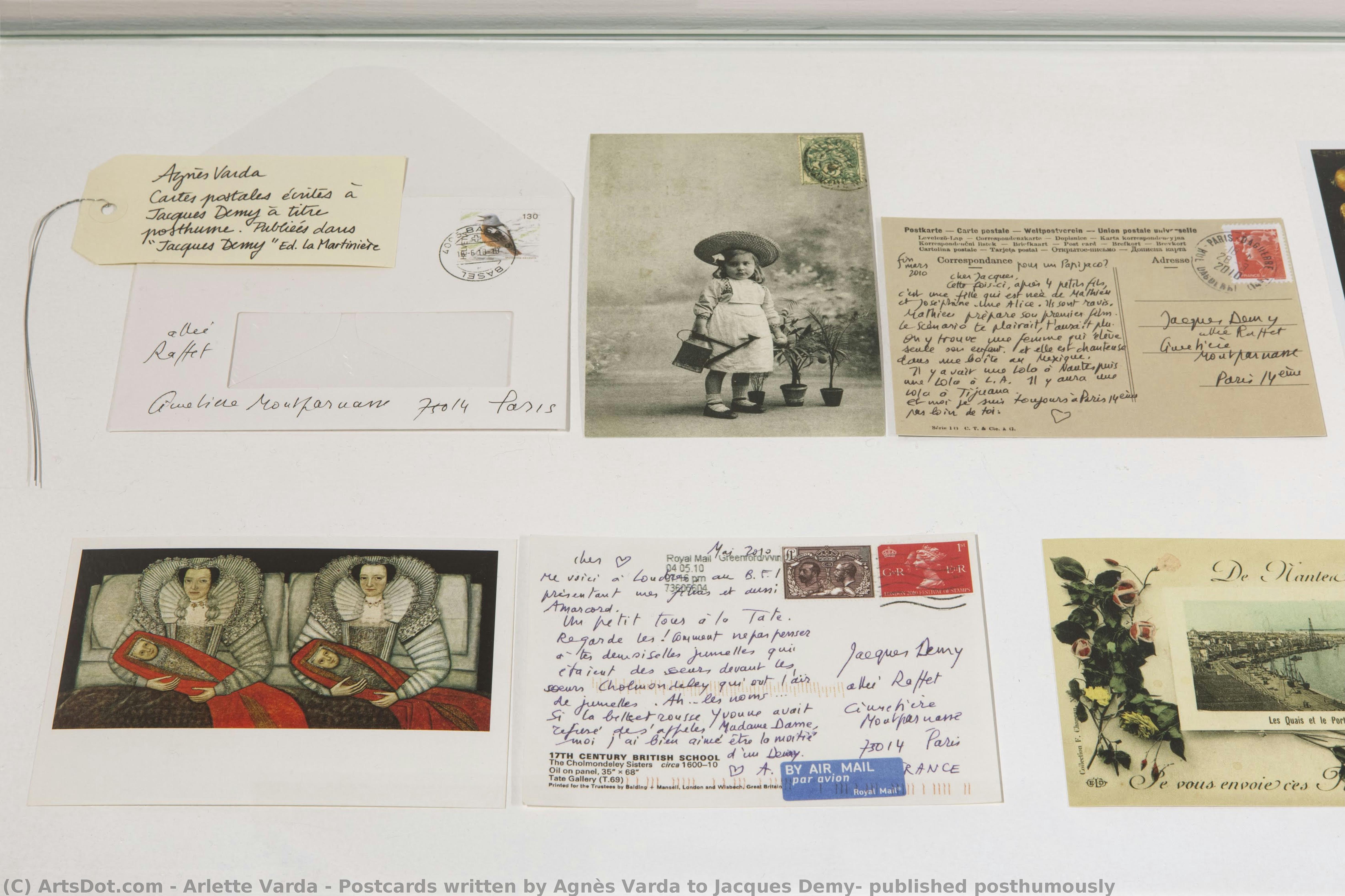 Postcards Written By Agnès Varda To Jacques Demy, Published Posthumously — Arlette Varda