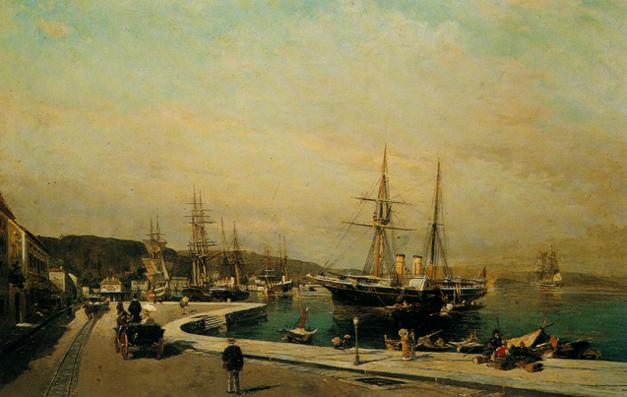 The Port Of Volos — Konstantinos Volanakis