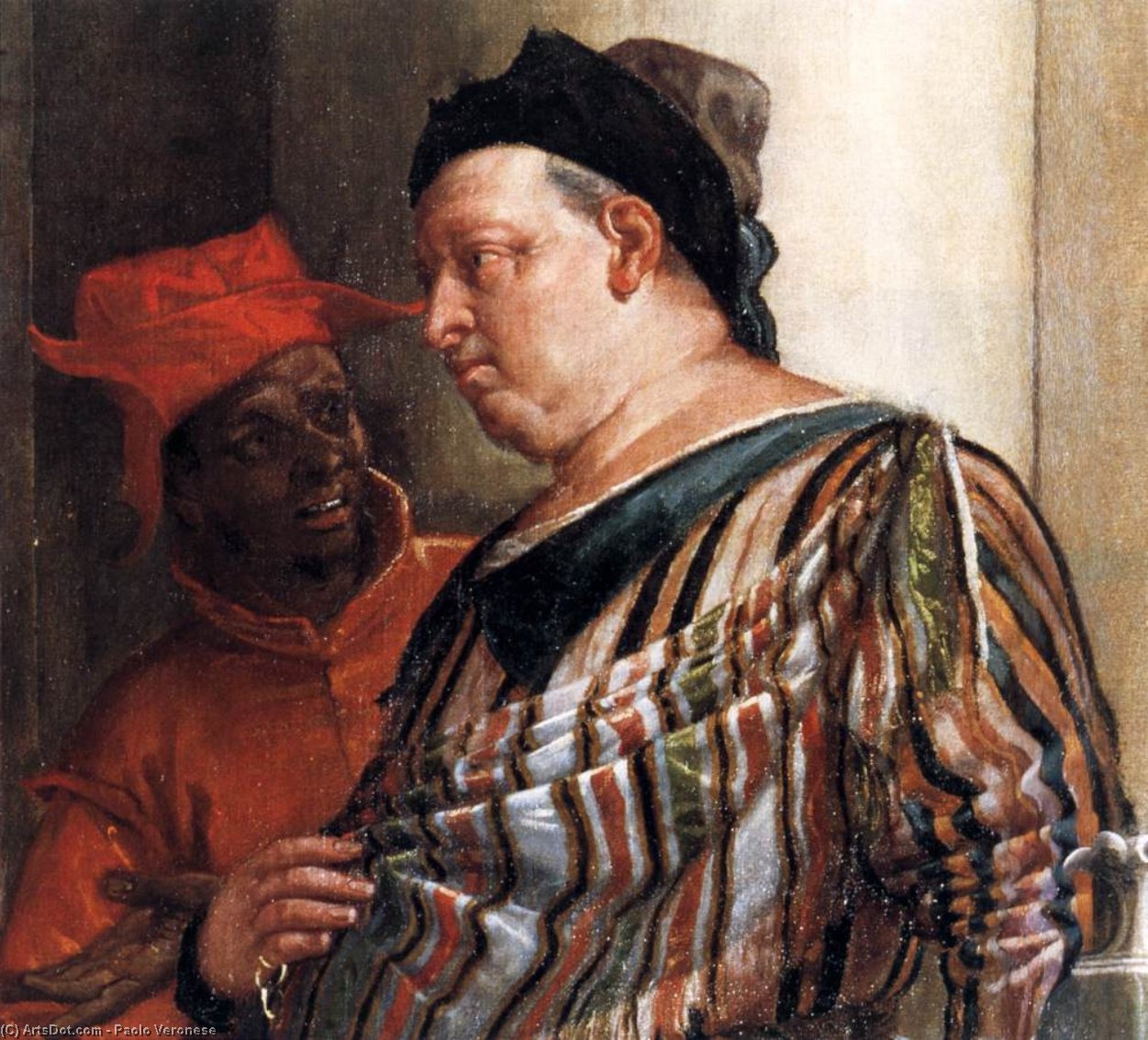 Feast In The House Of Levi (detail) (16) — Paolo Veronese