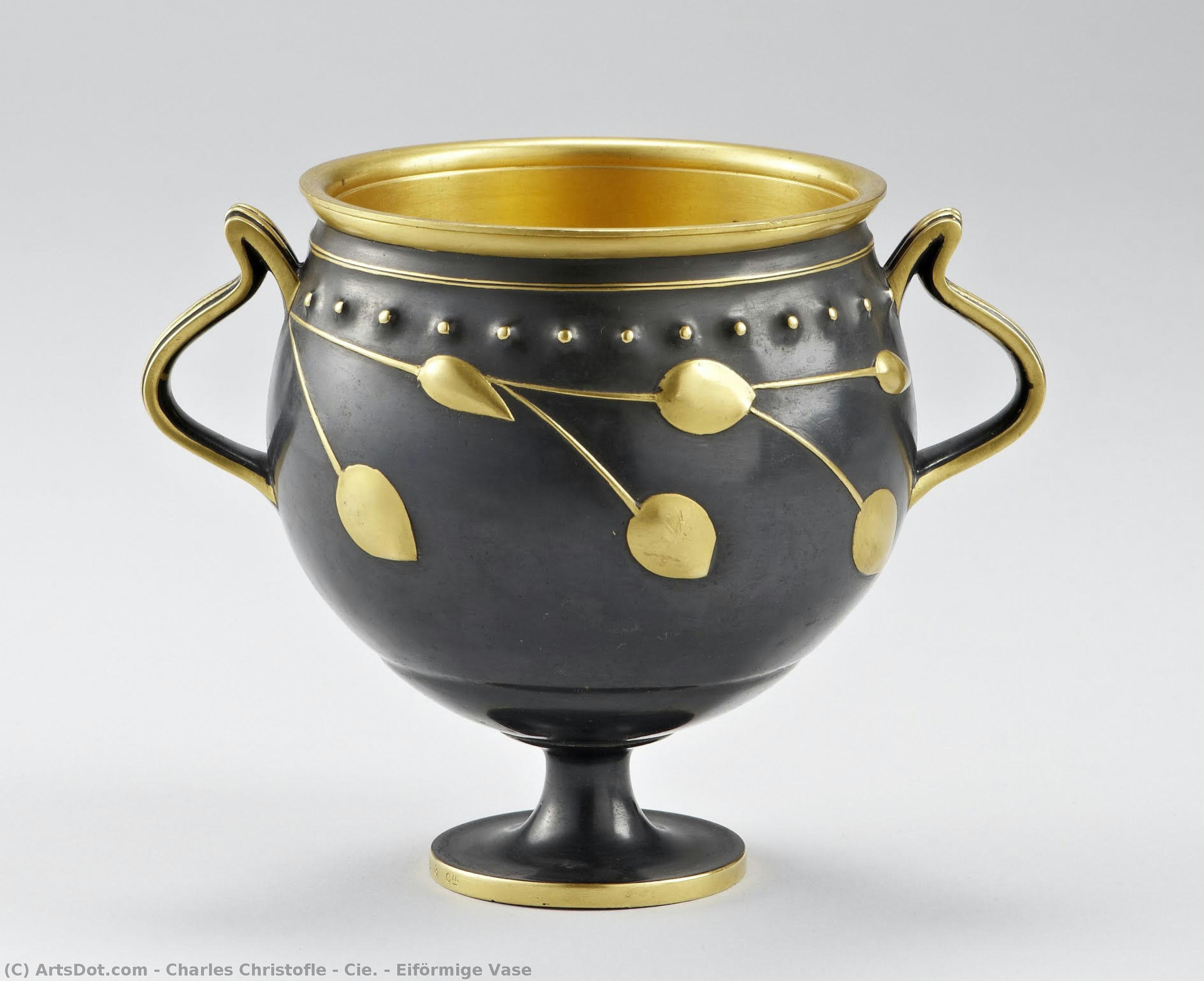 Eiförmige Vase — Charles Christofle & Cie.