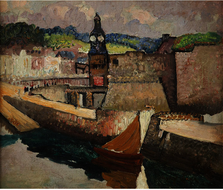 High Tide At Dieppe — Richard Hayley Lever