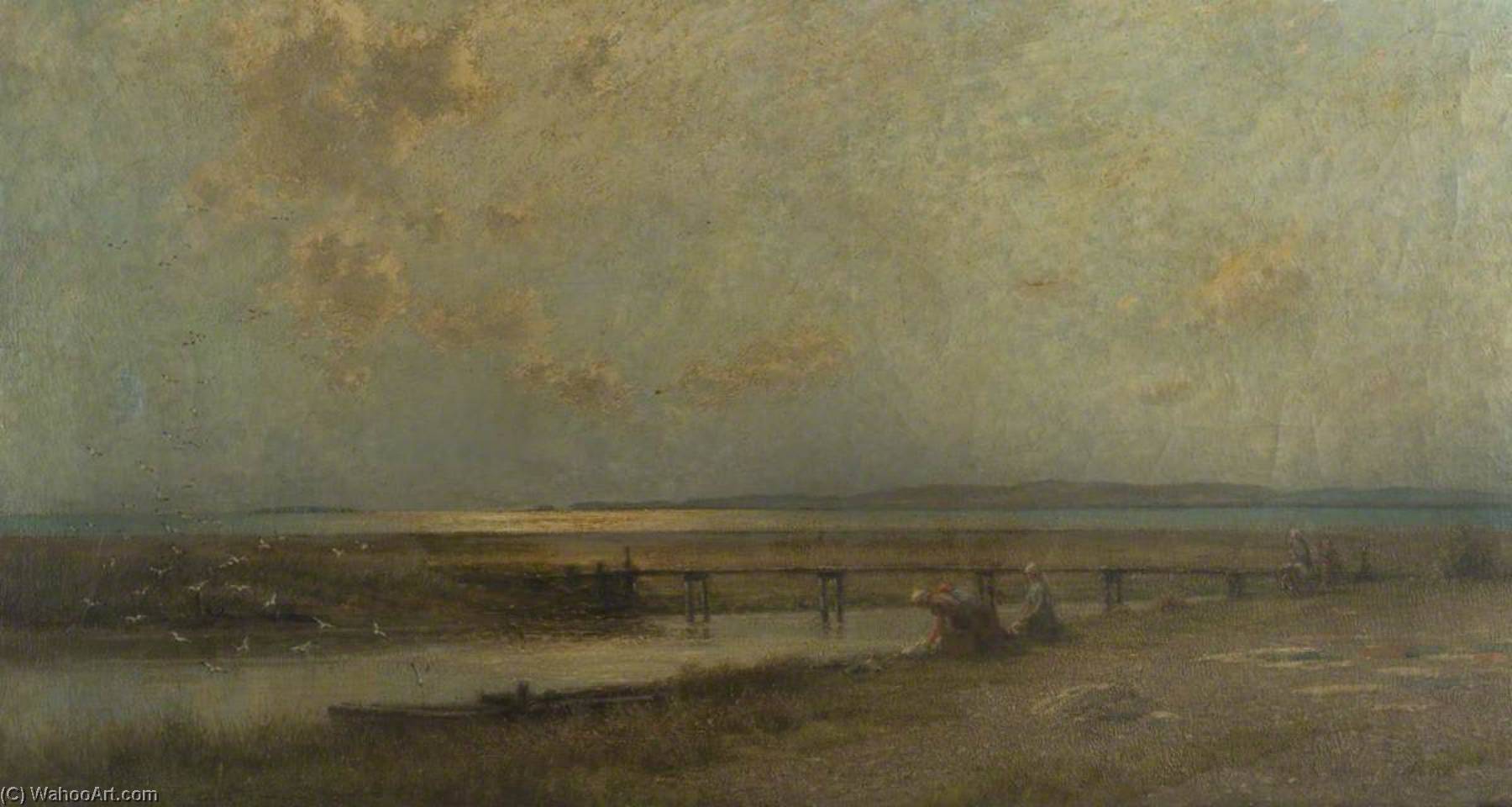 Women Washing Clothes By A River — John Leslie Thomson