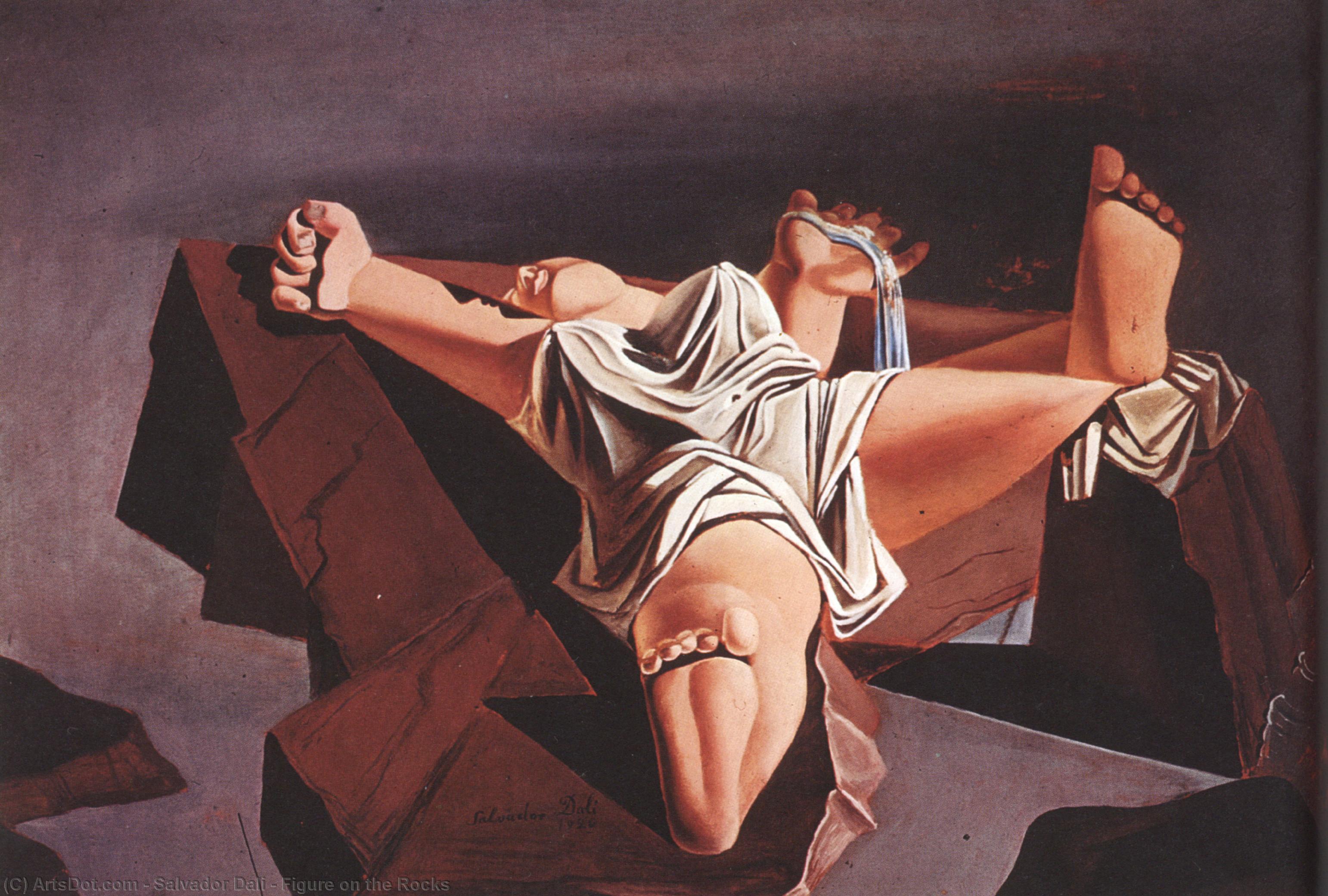 Figura Sobre Las Rocas — Salvador Dalí