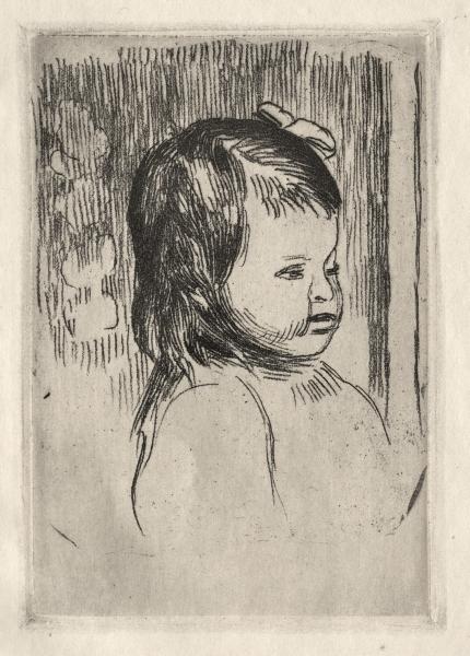 Sketch Of A Child — Pierre-auguste Renoir