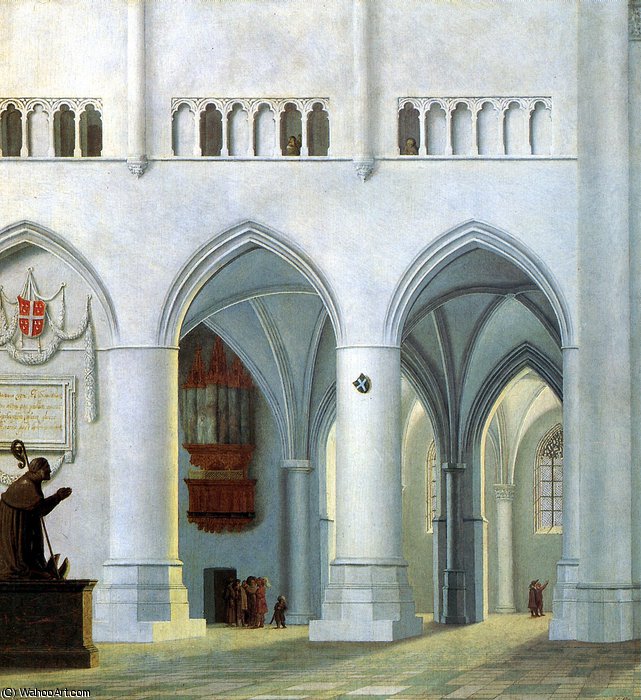 Interior Of The Church Of St Bavo At Haarlem — Pieter Jansz. Saenredam