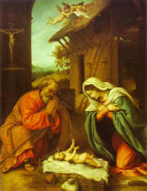 The Nativity — Лорэнцо Лотто