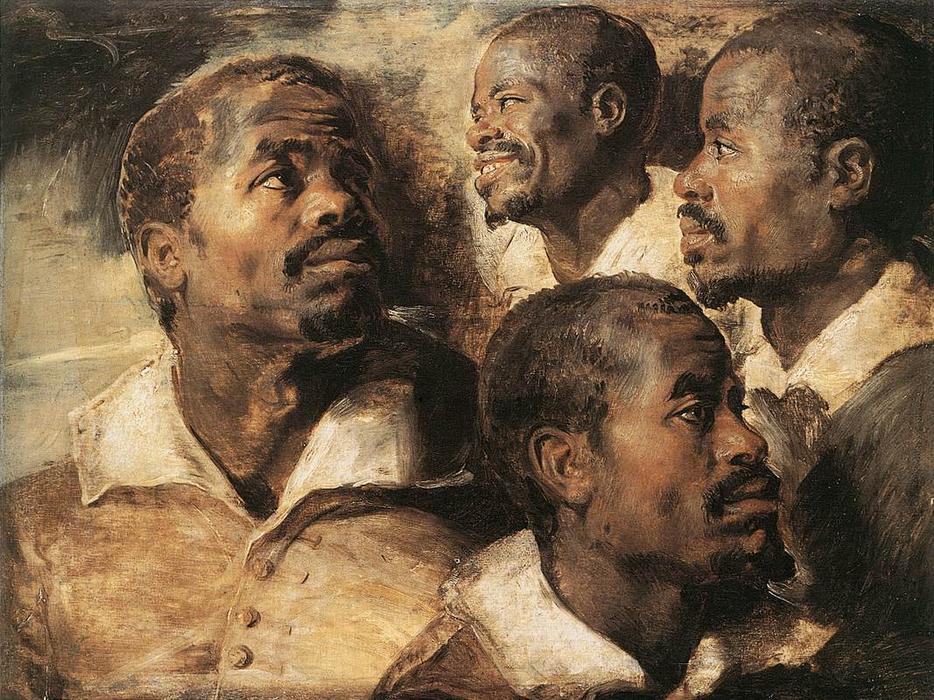 Studies Of The Head Of A Negro — Peter Paul Rubens