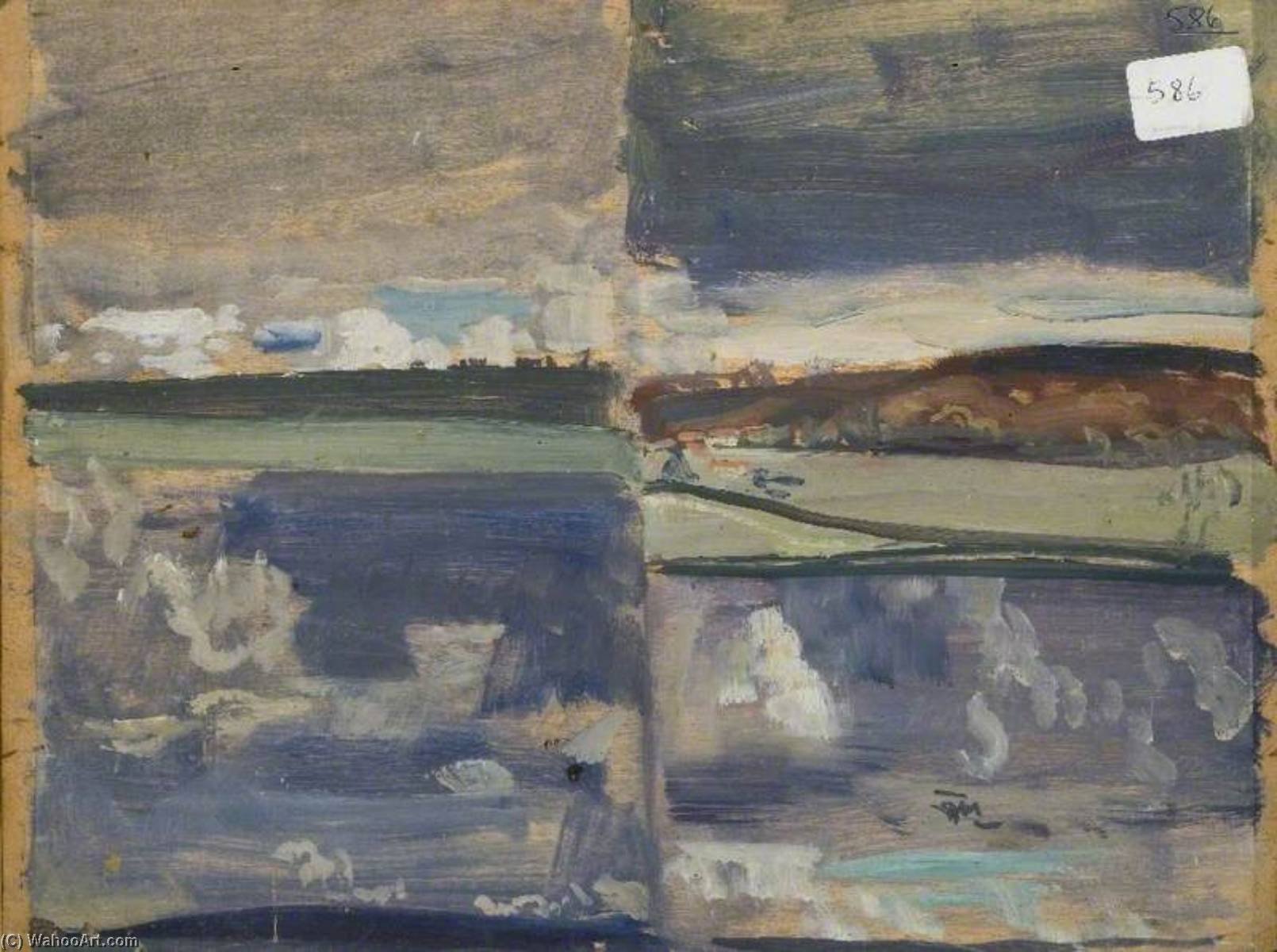 Cloud Studies (verso) — Алфред Џејмс Менингс