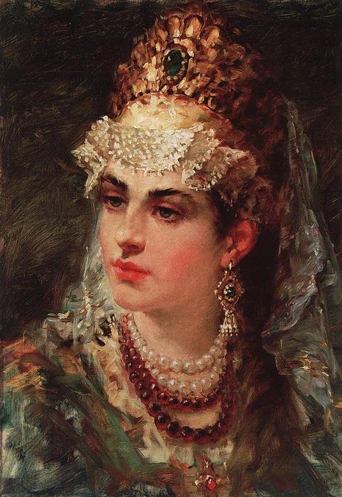 Portrait (9) — Konstantin Yegorovich Makovsky