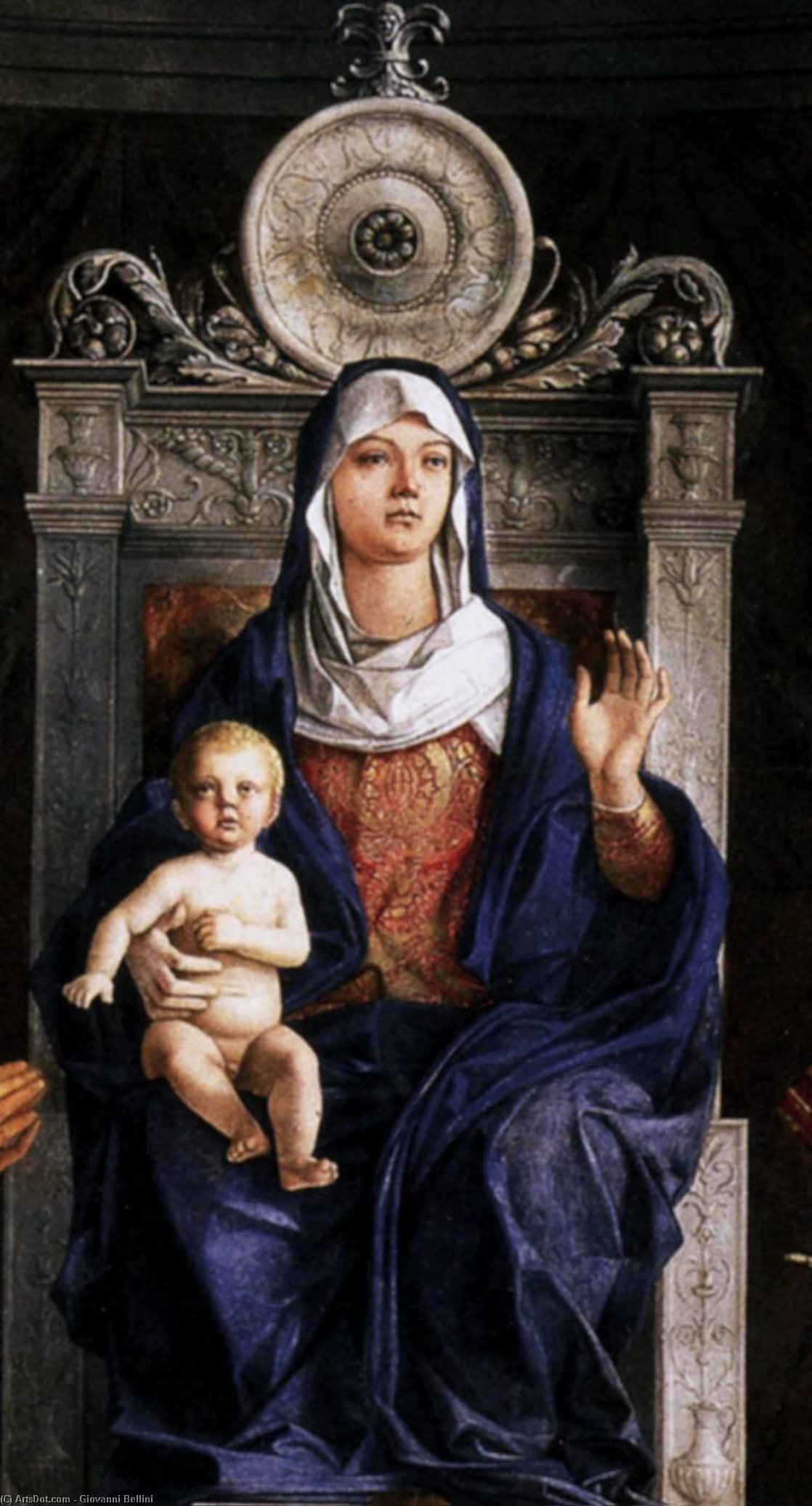 1.san Giobbe Altarpiece - San Giobbe Altarpiece (detail)1 — Giovanni Bellini