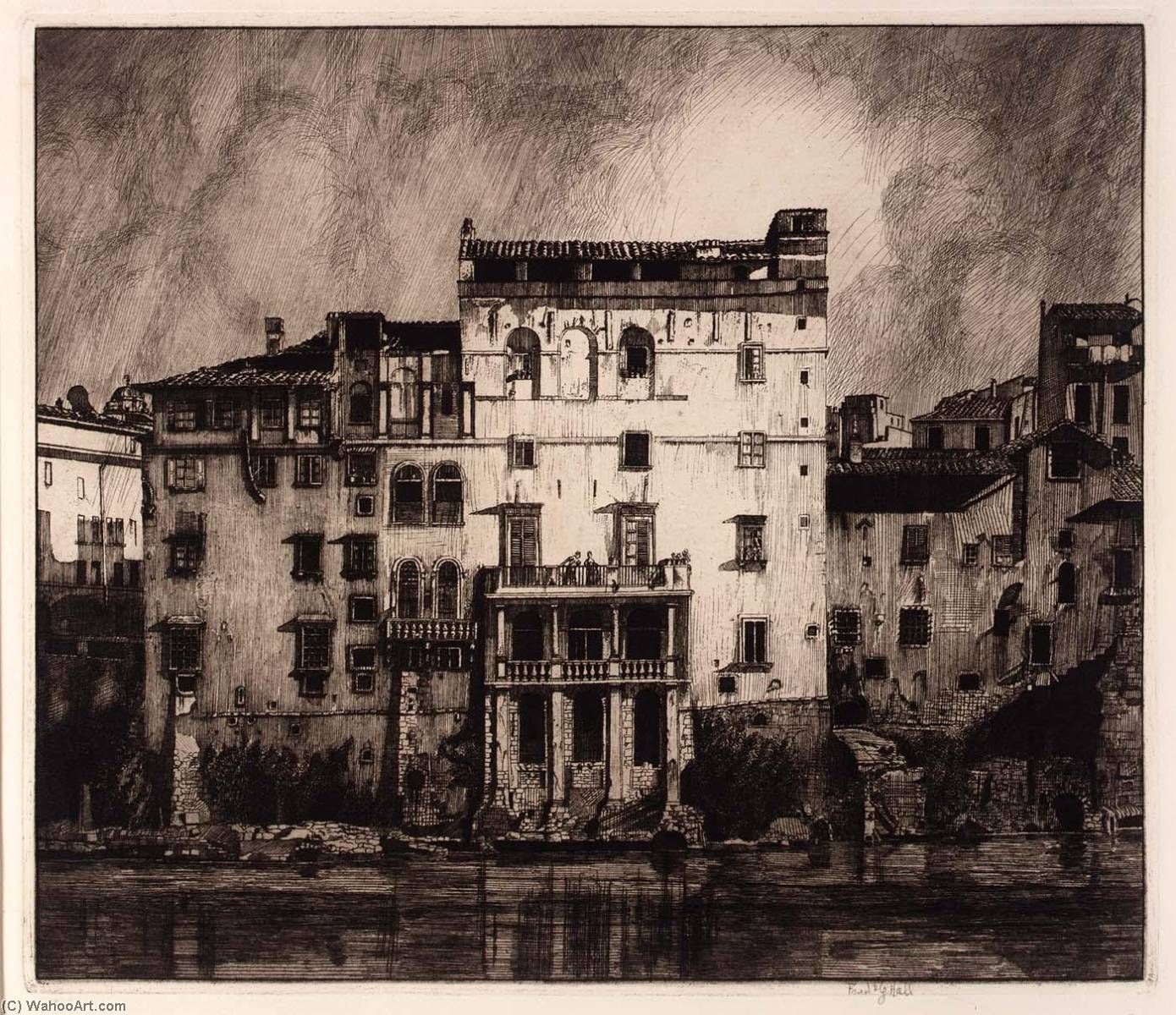Old Houses On The Tiber — Frederick G Hall