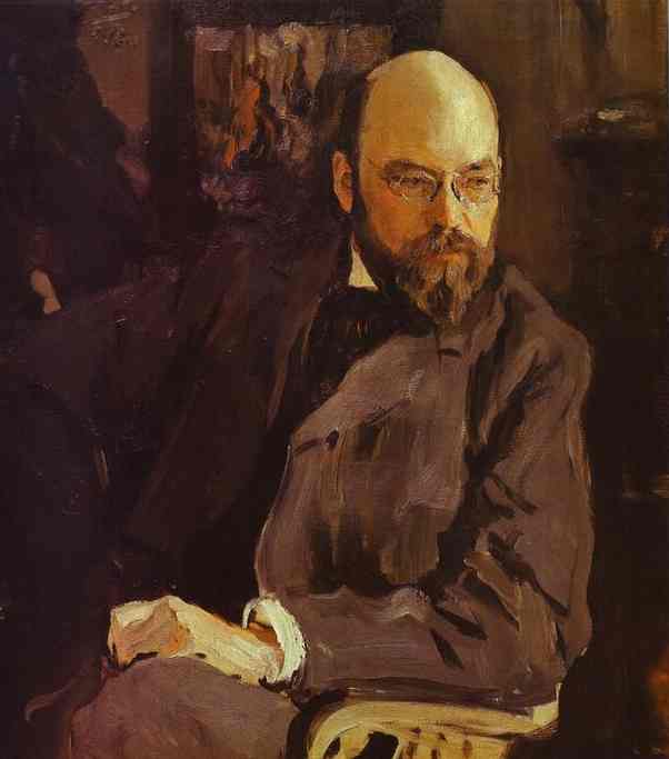 Portrait Of The Artist Ilya Ostroukhov — Valentin Alexandrovich Serov